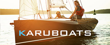 KARU-Jolle im Sonnenuntergang auf der Flensburger Förde. (c) Malte Momme Schmidt KARUBOATS